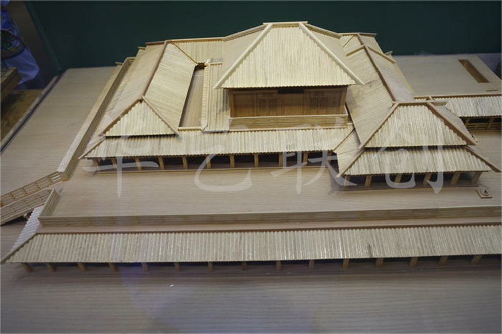 古建筑还原模型